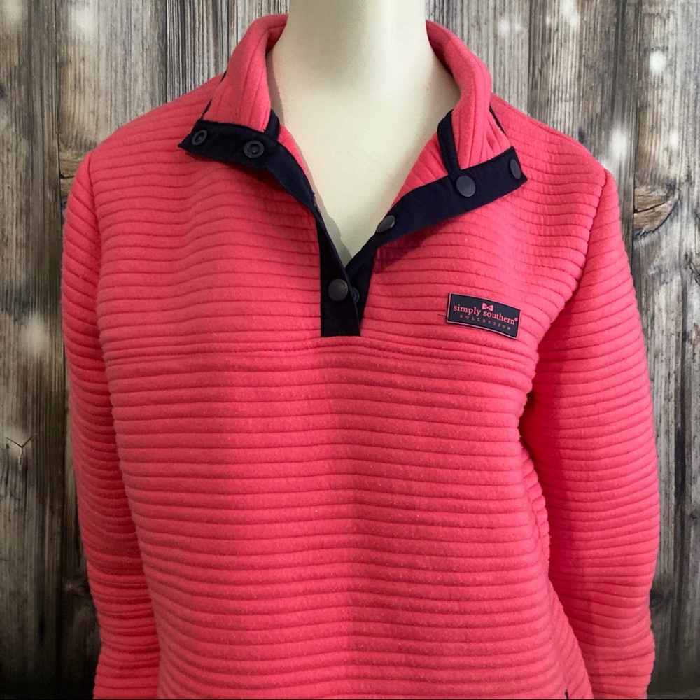 Simply Southern Ribbed Pollover - Picture 2 of 10